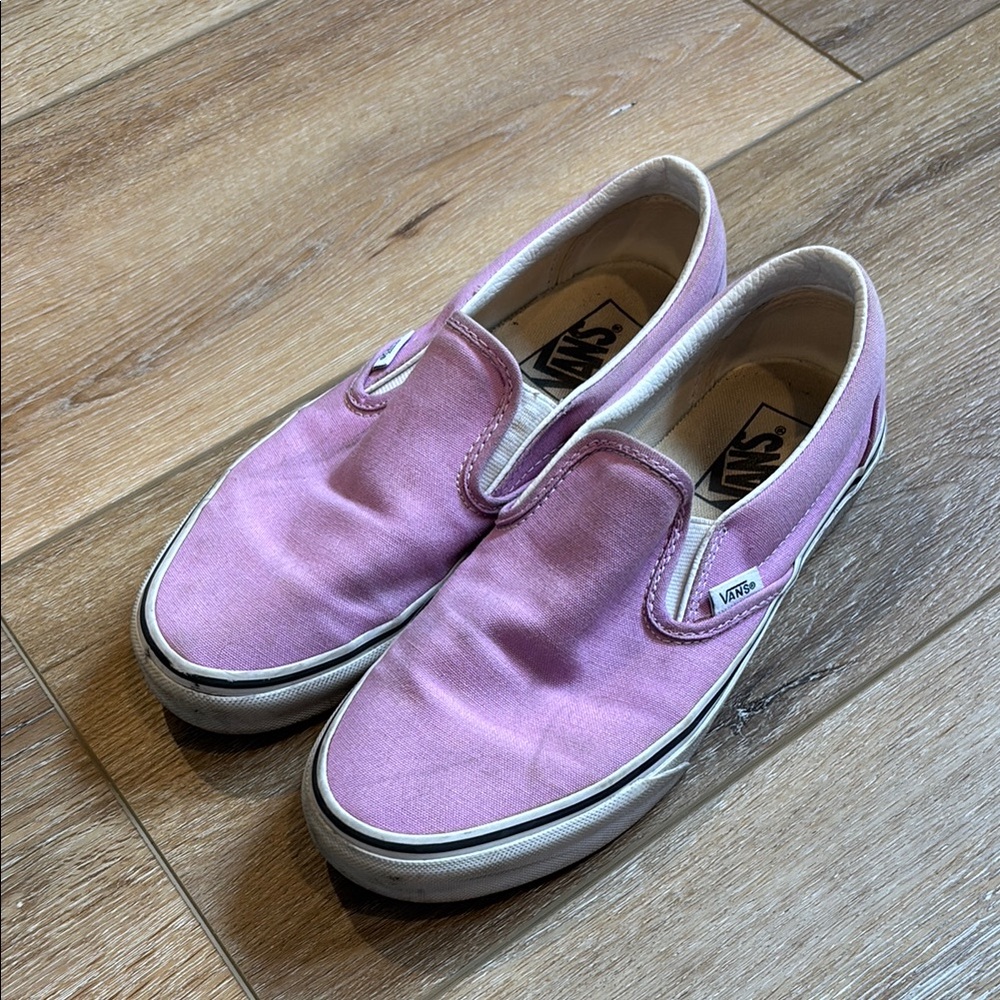 Vans Pink Slip-On Sneakers